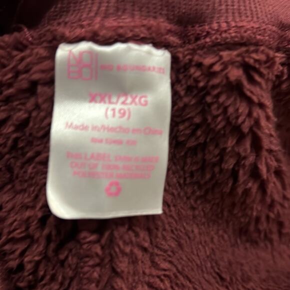 Burgundy High Rise Jogger Pajama Pant XXL NWT - Picture 5 of 5